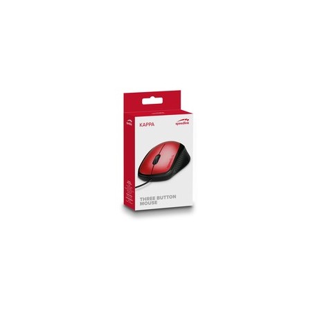 SPEEDLINK KAPPA Mouse Optisk Kablet Rød